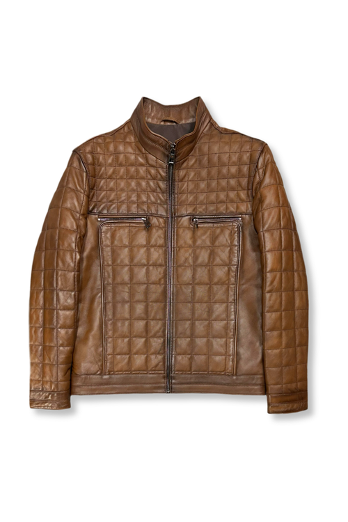 Denzel Quilted Leather Jacket