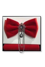 Bayne Brooch Velvet Bow Tie