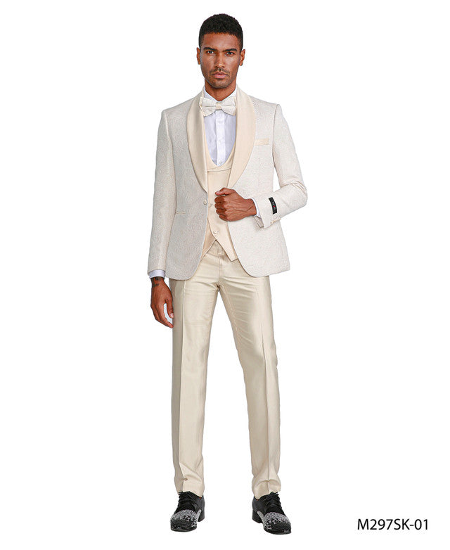 Miles Shawl Collar Vested Suit