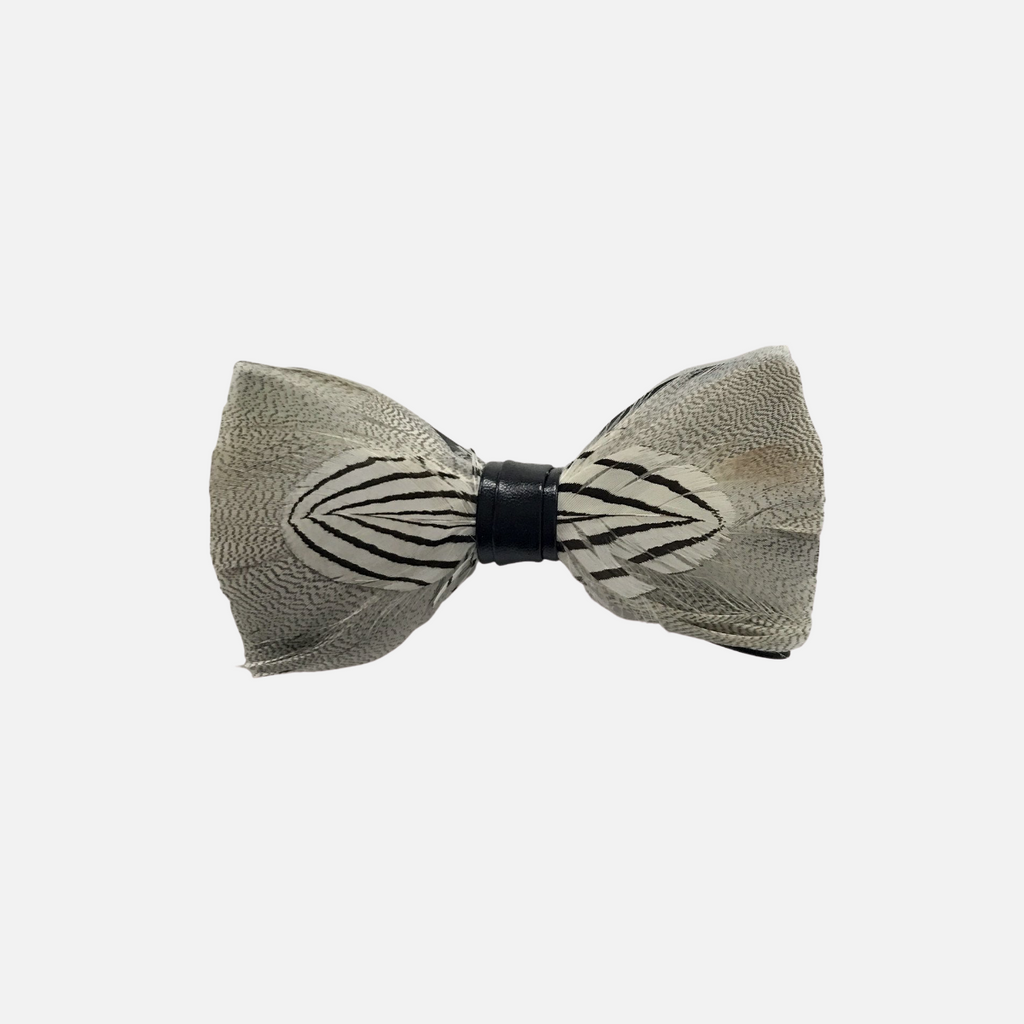 Burlin Feather Bow Tie - New Edition Fashion