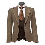 Andrew II Vested Tweed Suit