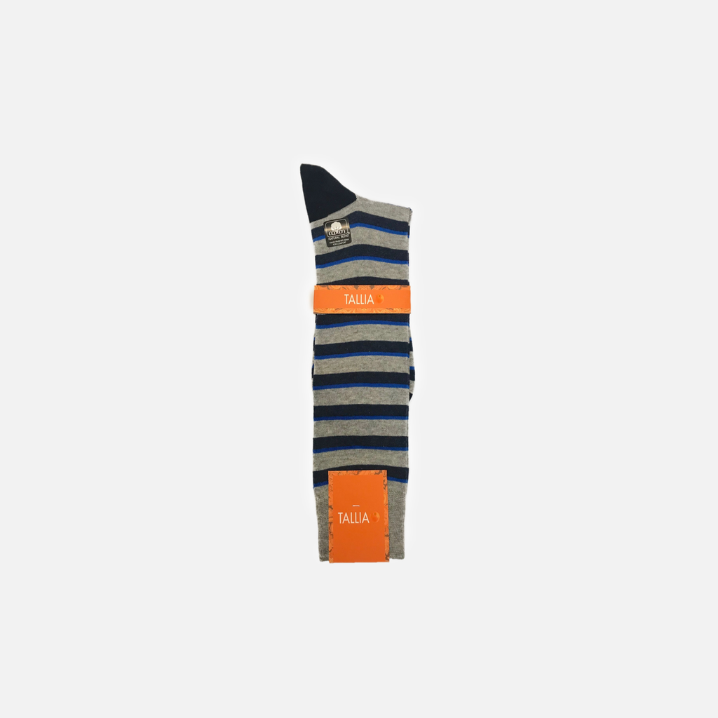 Tallia Orange Men's Striped Dress Socks TS7116 Grey & Blue NEFNYC Tallia Orange Men's Striped Dress Socks TS7116 Grey & Blue NEFNYC