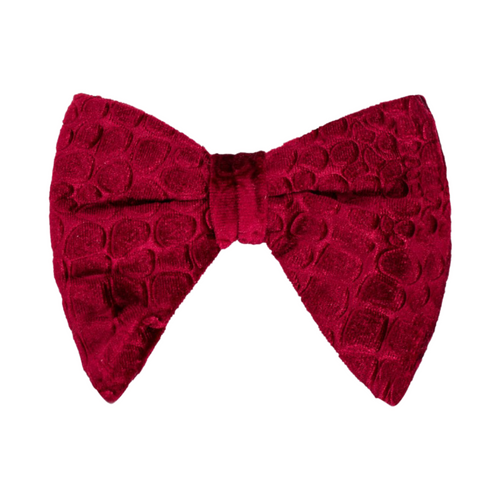 Barman Long Velvet Bow Tie