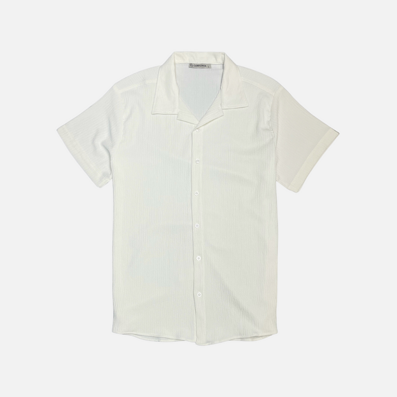 Camburn Knitted Revere Collar Shirt