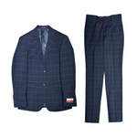 Galante Slim Windowpane Suit