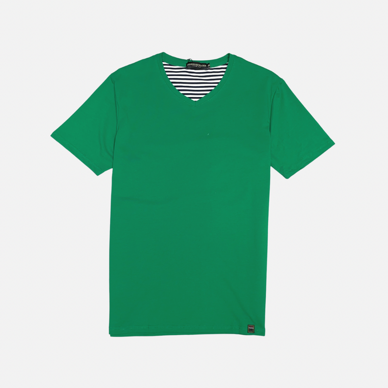 Vince Solid Stretch V-Neck T-Shirt