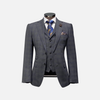 Veleso Plaid Vested Suit