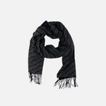 Vanni Striped Wool Scarf