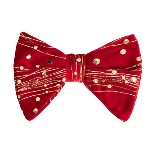 Barnaby Long Velvet Bow Tie