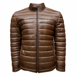 Darren Leather Puffer Jacket
