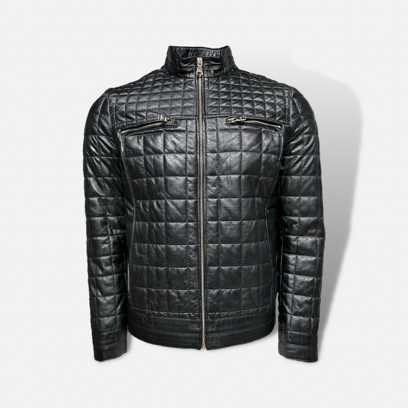 Denzel Quilted Leather Jacket