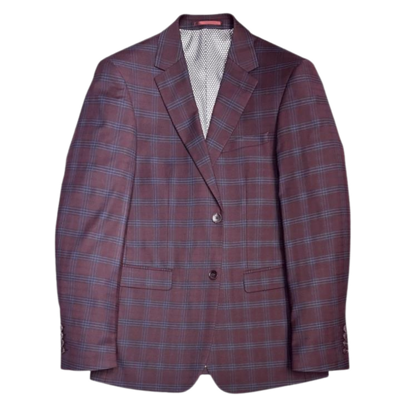 Gavin Slim Plaid Suit