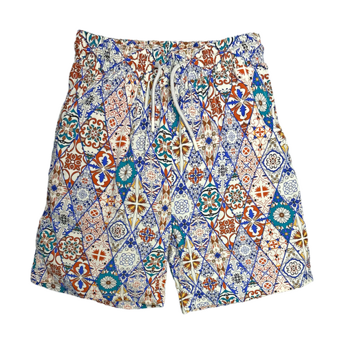 Taborne Tropical Drawstring Shorts