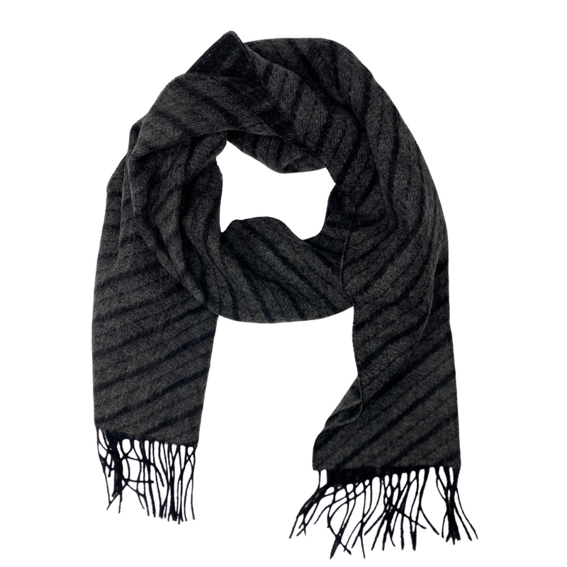 Vanni Striped Wool Scarf