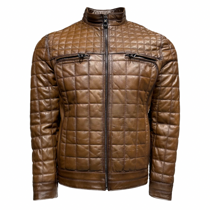 Denzel Quilted Leather Jacket