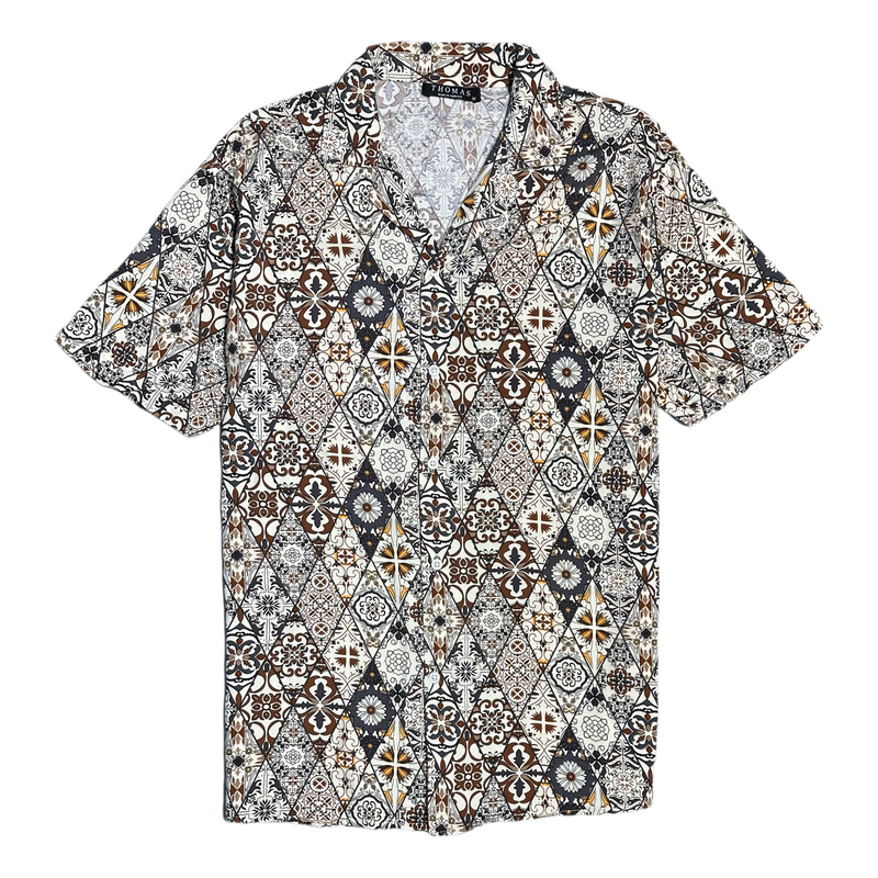 Taborn Tropical Revere Collar Shirt