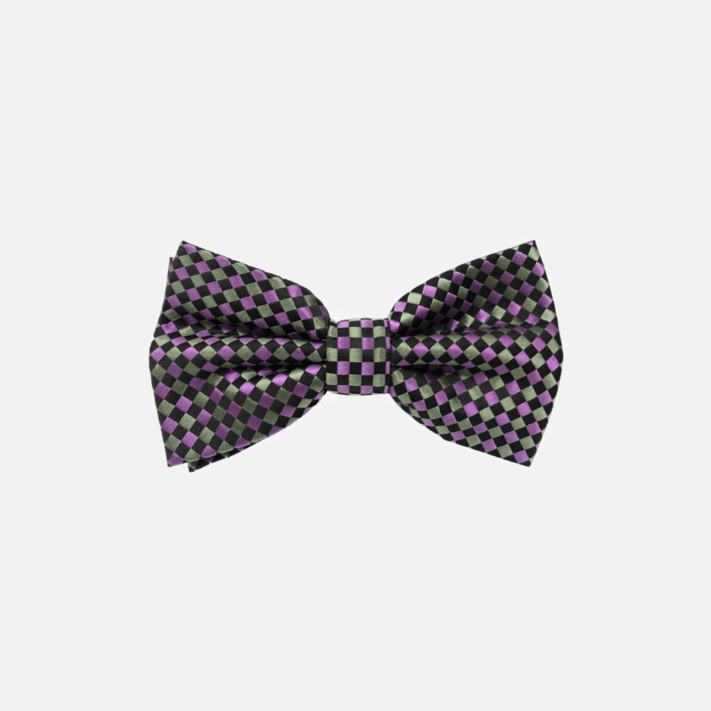 Baker Checkered Bow Tie - New Edition Fashion