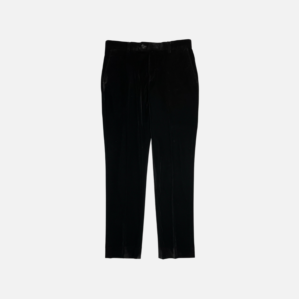 Black velvet dress sales pants