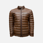 Darren Leather Puffer Jacket