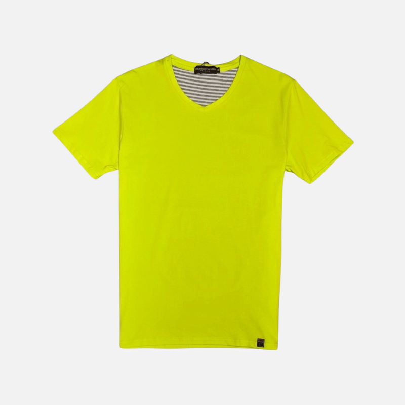 Vince Solid Stretch V-Neck T-Shirt