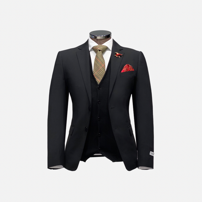Masterton Checkered Stretch Suit