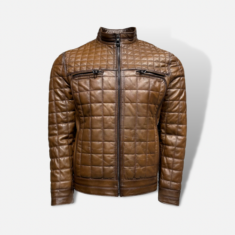 Denzel Quilted Leather Jacket