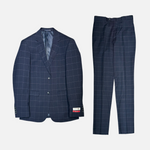Galante Slim Windowpane Suit