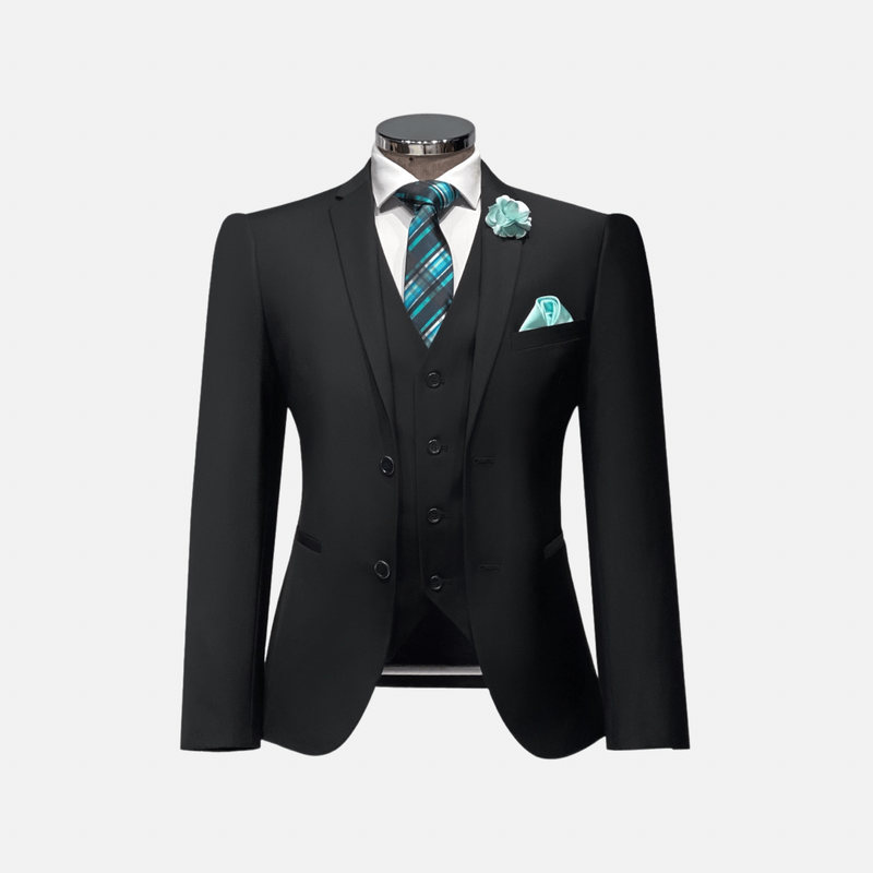 Hartford Solid Super Slim Vested Suit