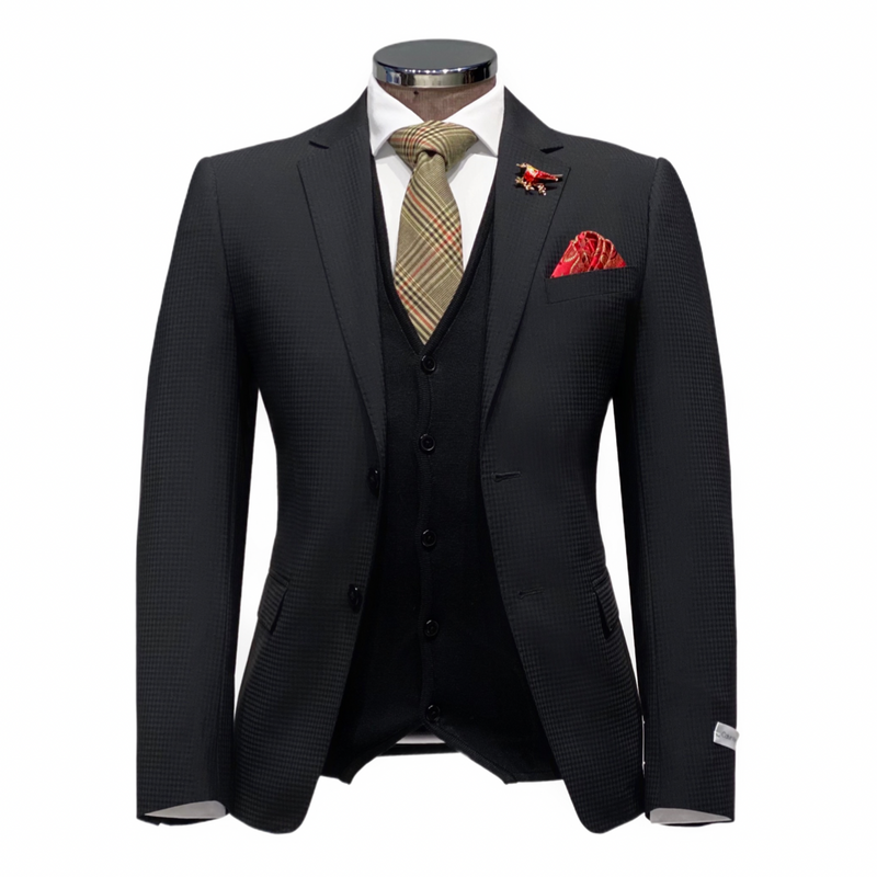 Masterton Checkered Stretch Suit