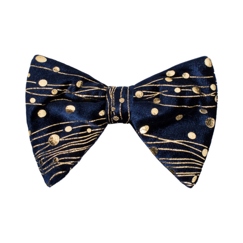 Barnaby Long Velvet Bow Tie