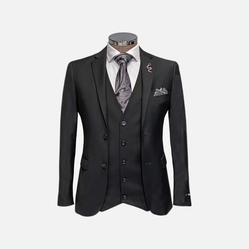 Walford Solid Vested Slim Fit Suit