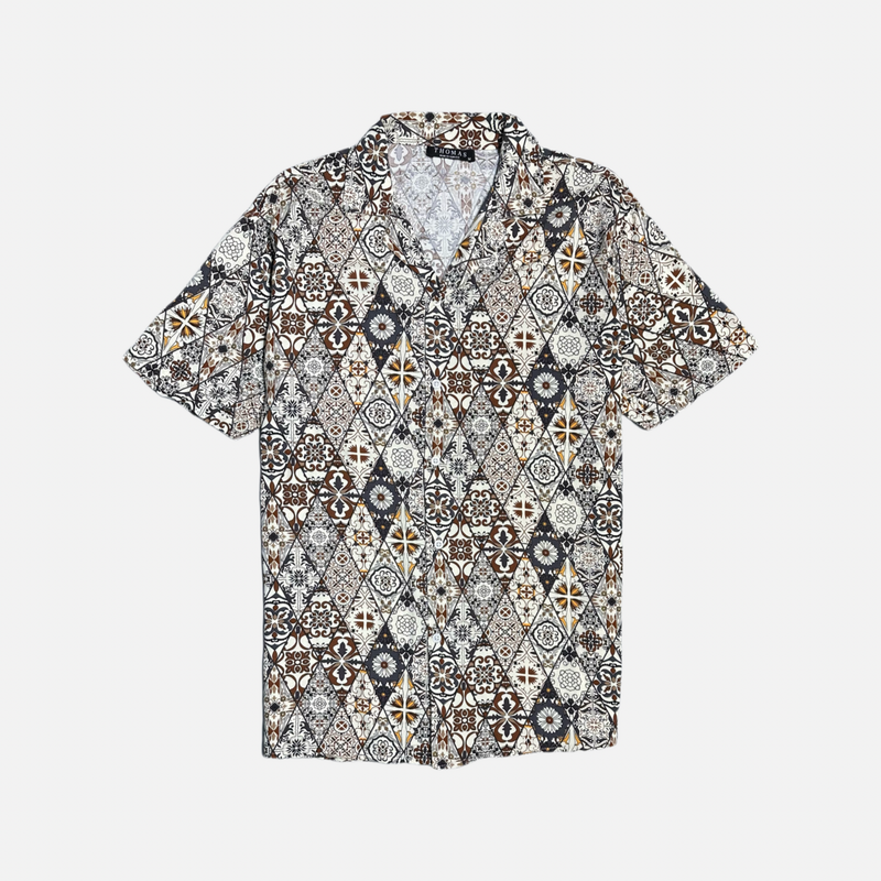 Taborn Tropical Revere Collar Shirt