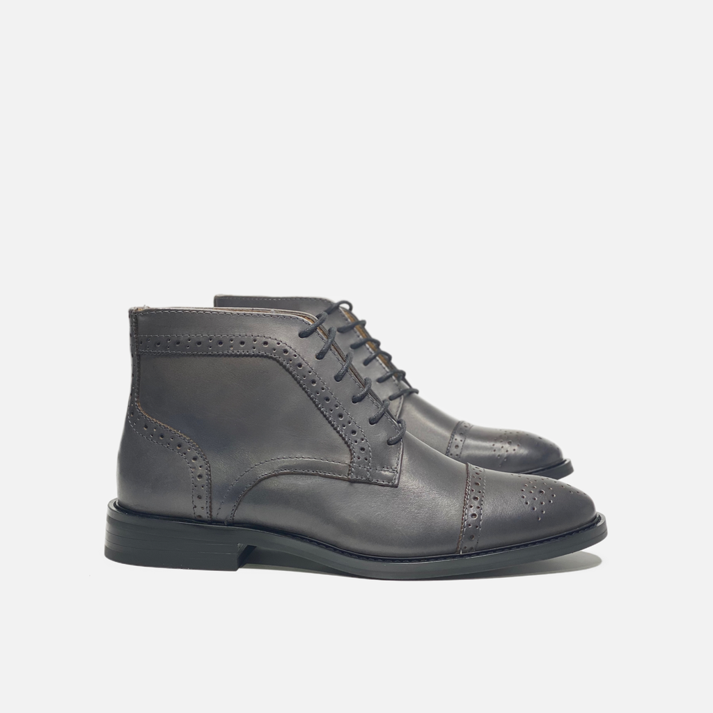 Ladle Captoe Ankle Boots - New Edition Fashion