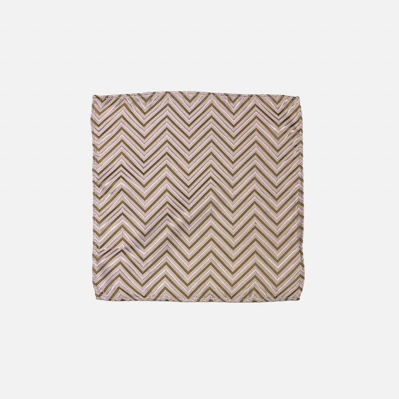 Bronson Herringbone Pocket Square