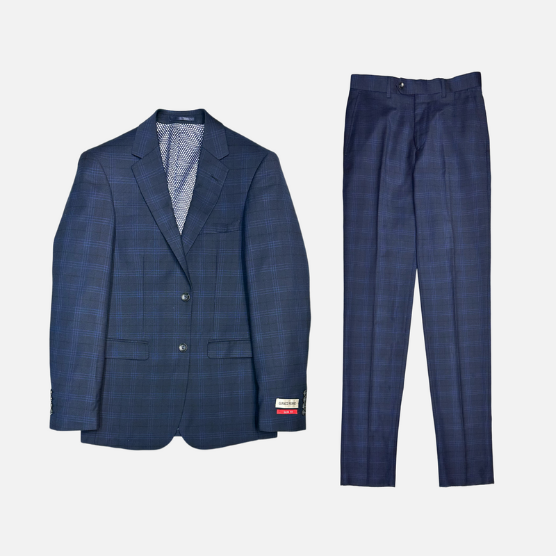Gavin Slim Plaid Suit