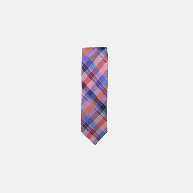 Tullis Slim Plaid Necktie