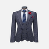 Andrew II Vested Tweed Plaid Suit