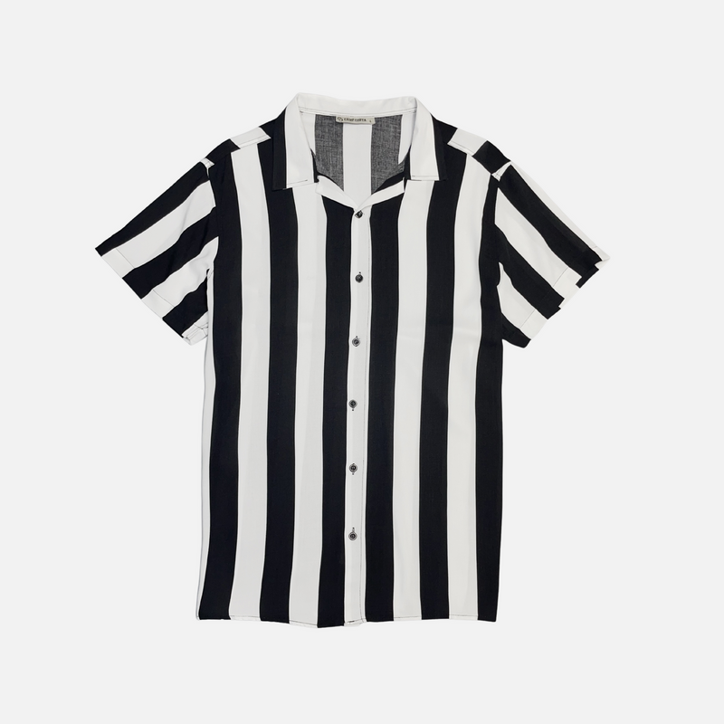 Camara Striped Revere Collar Shirt