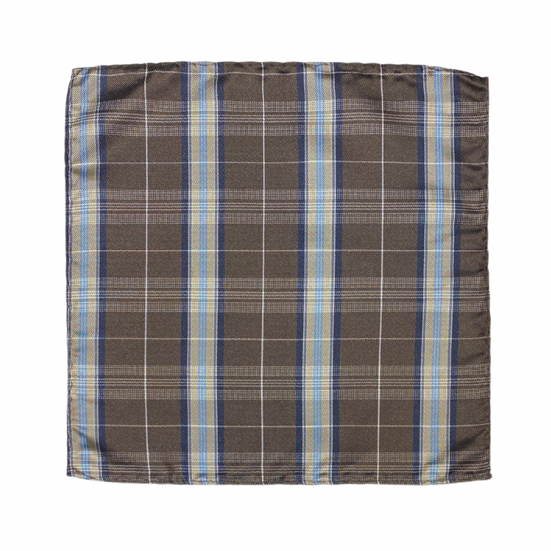 Beckett Plaid Pocket Square