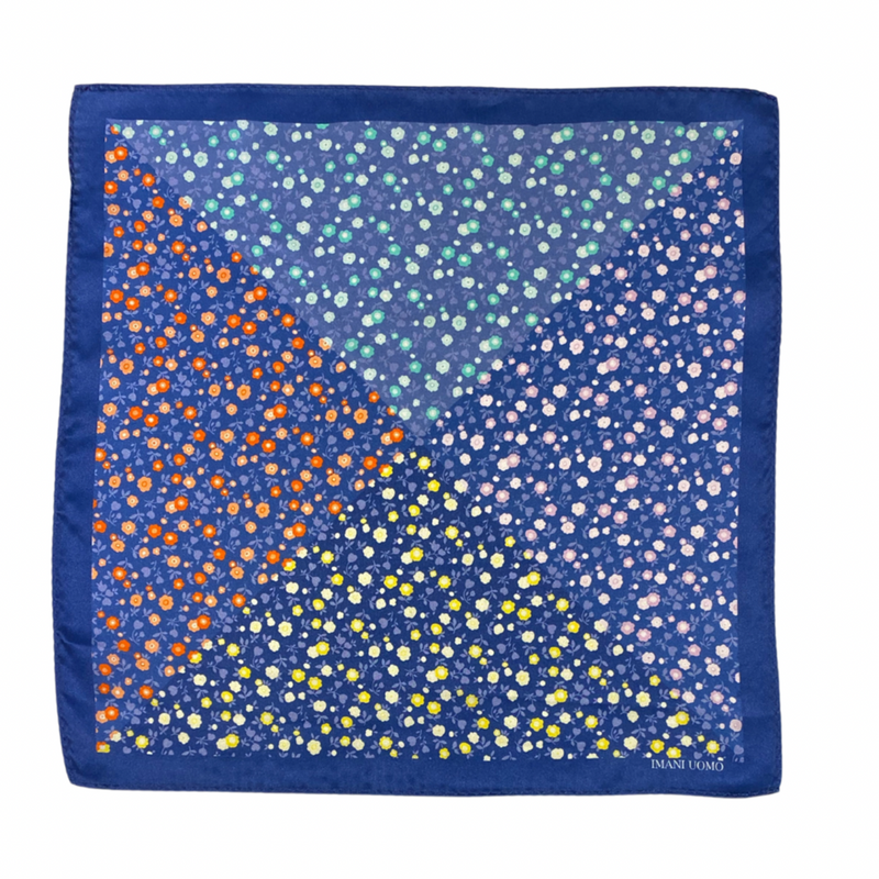 Itiel Floral Pocket Square