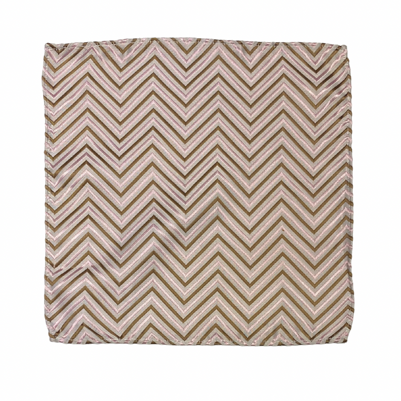 Bronson Herringbone Pocket Square