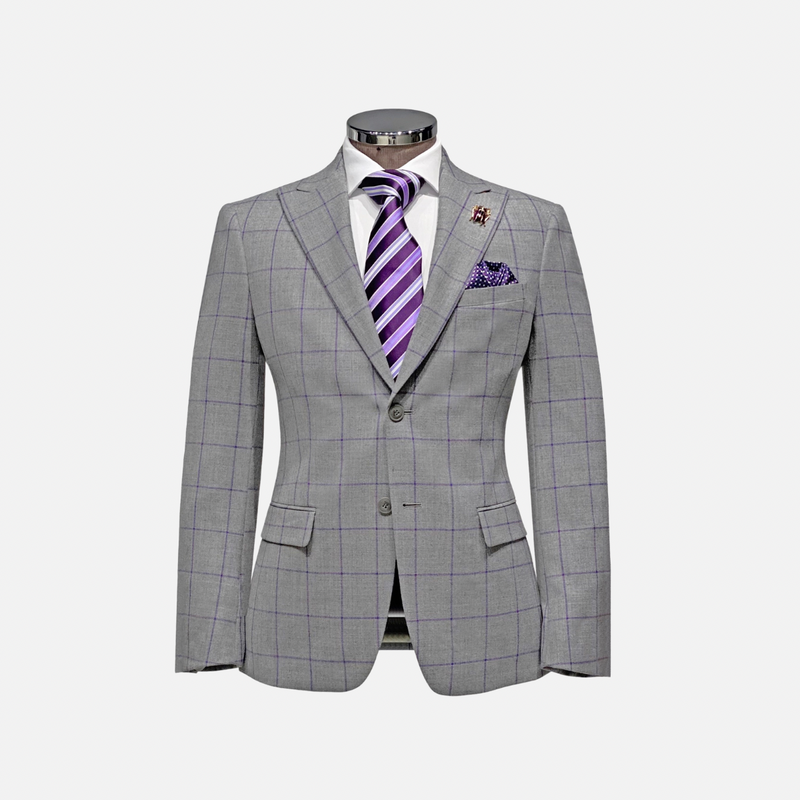 Vada Windowpane Suit