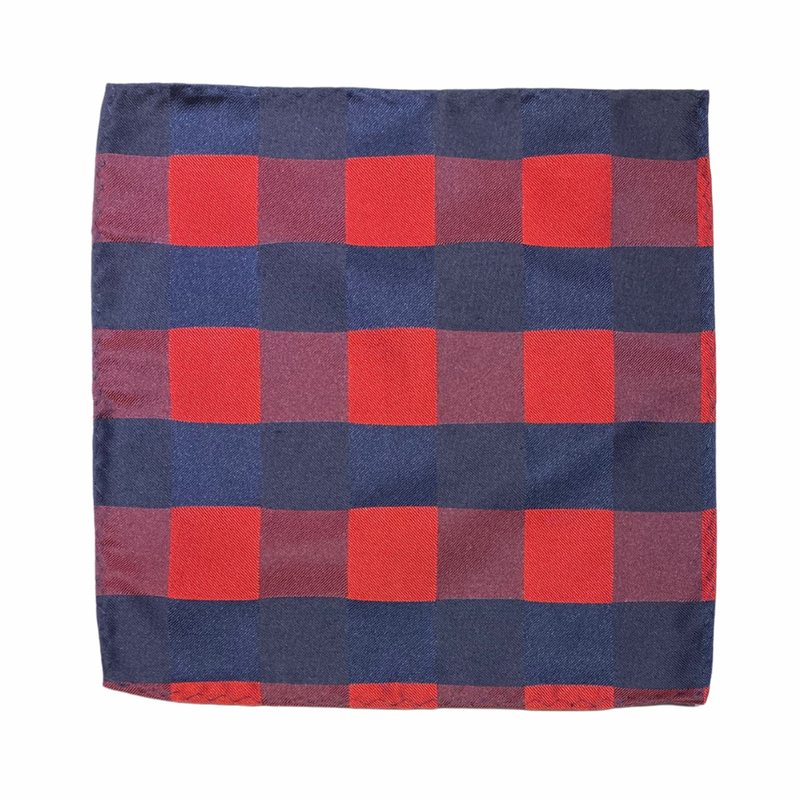 Innokenti Checkered Pocket Square