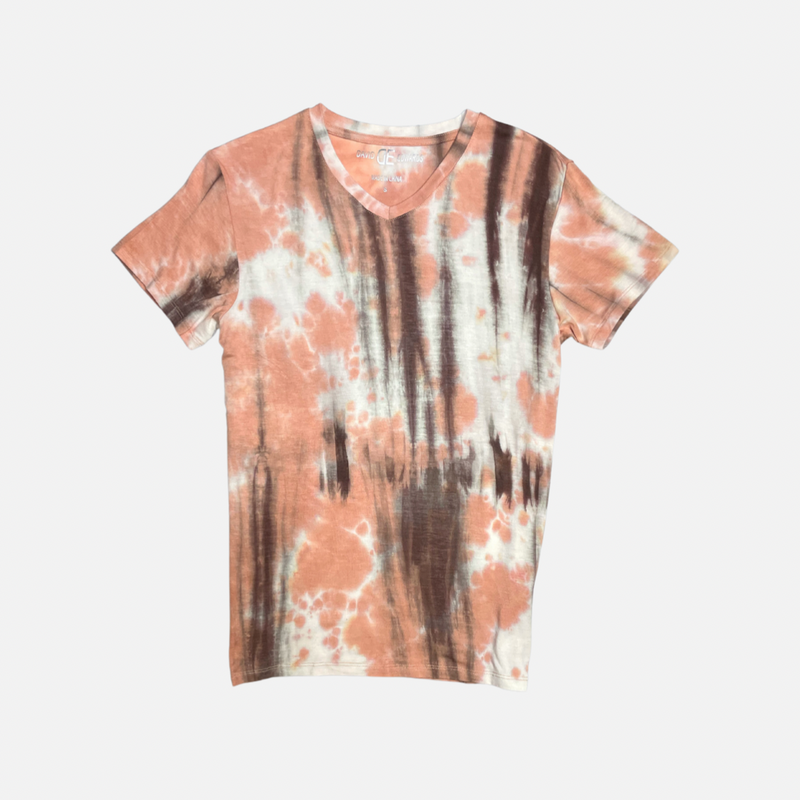 Durham V-neck Tie-Dye T-Shirt