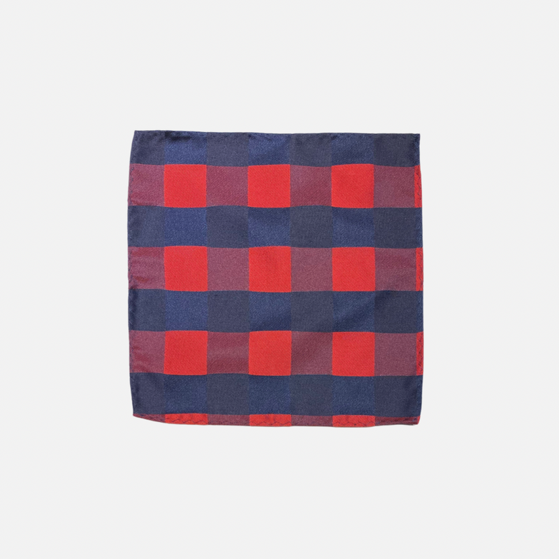 Innokenti Checkered Pocket Square