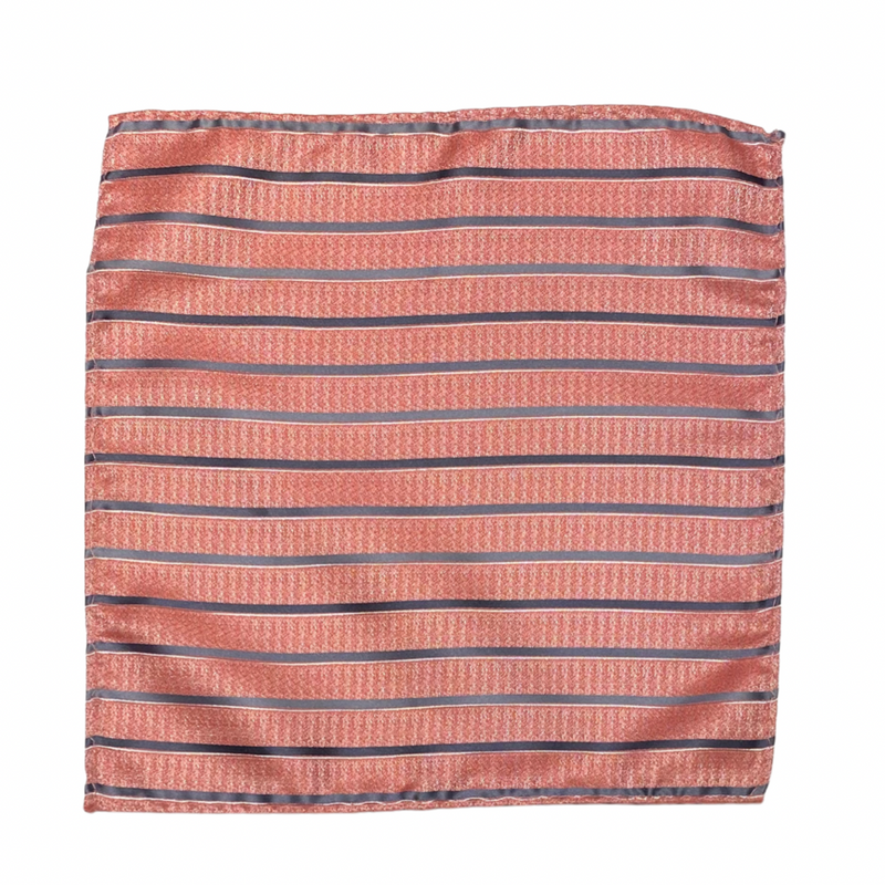 Bevard Striped Pocket Square